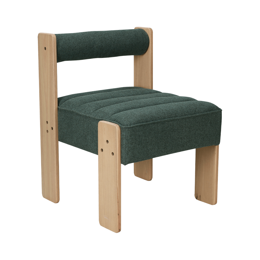 Ткань -резиновое дерево обеденное кресло