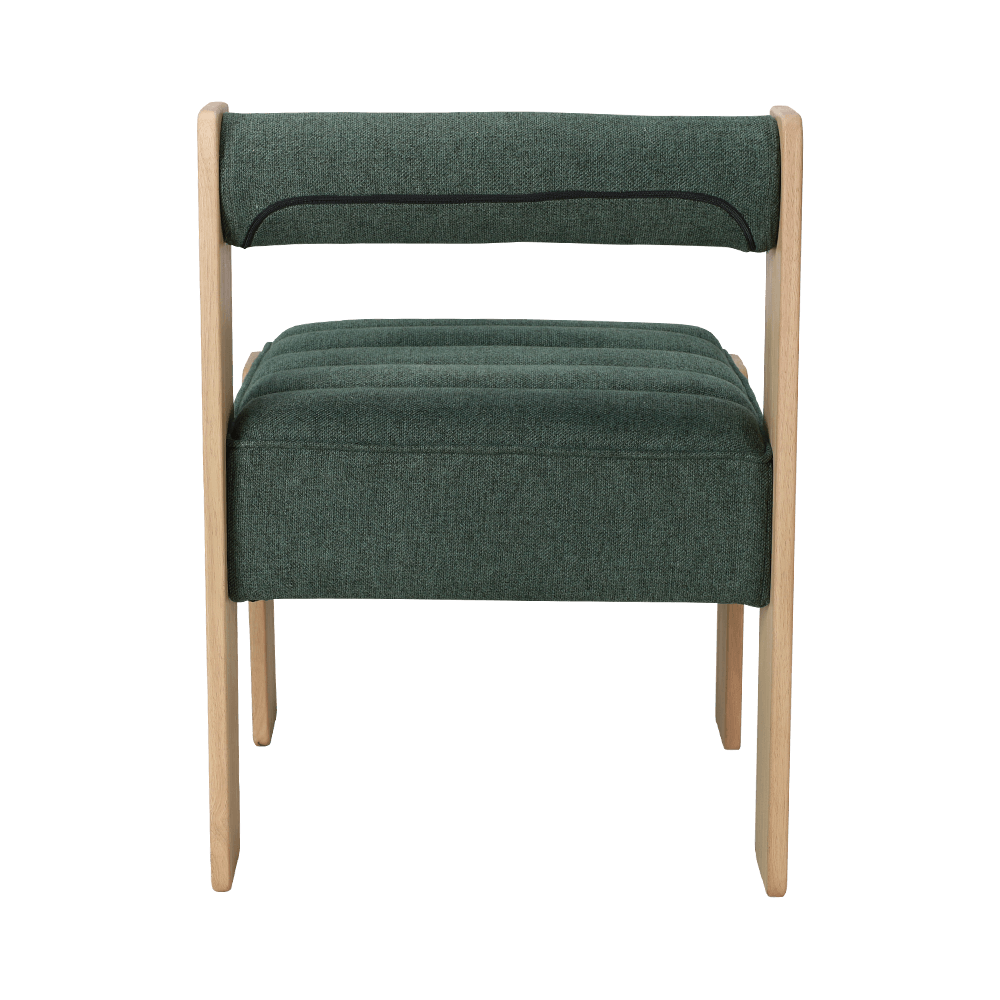 Ткань -резиновое дерево обеденное кресло