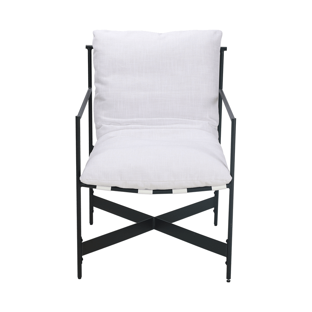 Белая ткань резиновое дерево обеденное кресло