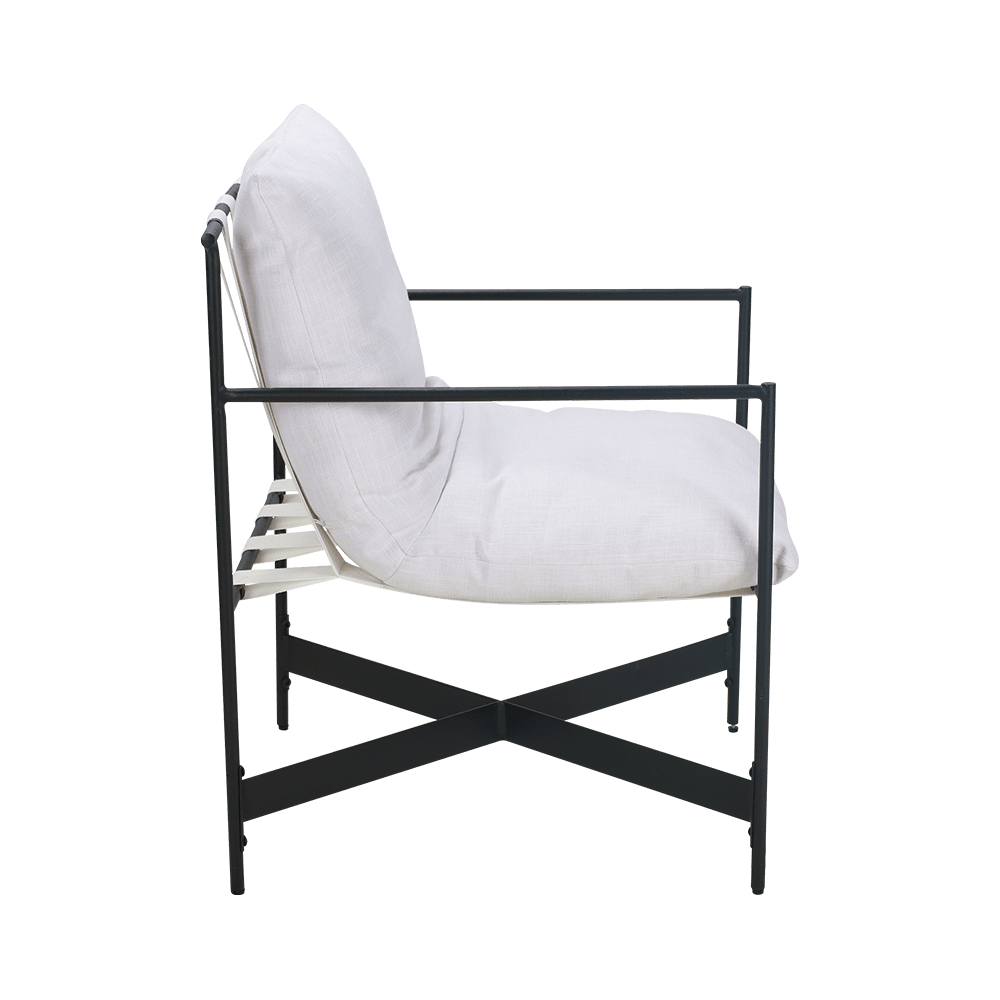 Белая ткань резиновое дерево обеденное кресло